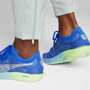 Liberate NITRO 2 Running Shoes Men, Royal Sapphire-PUMA Silver-Fizzy Lime