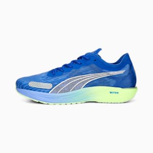 Liberate NITRO 2 Running Shoes Men, Royal Sapphire-PUMA Silver-Fizzy Lime