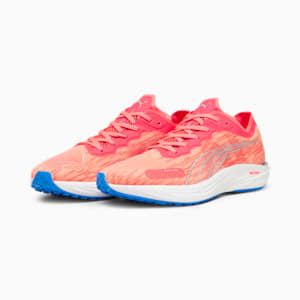メンズ リベレイトニトロ 2 ランニングシューズ, Fire Orchid-PUMA Silver, extralarge-JPN