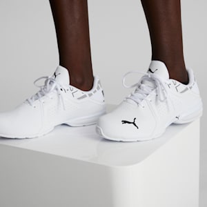 Viz Runner Repeat Men's Sneakers, Puma White-Puma Black, extralarge