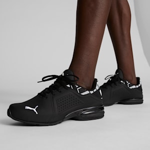 Viz Runner Repeat Men's Sneakers, Puma Black-Puma White, extralarge