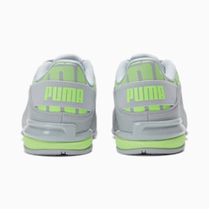 Viz Runner Repeat Men's Running Sneakers, Platinum Gray-Fizzy Lime