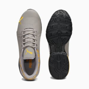 Chaussures de course à pied Viz Runner Repeat, homme, Concrete Gray-Yellow Sizzle, extralarge