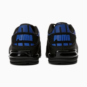 Chaussures de sport large Viz Runner Repeat, homme, Noir PUMA-Saphir royal
