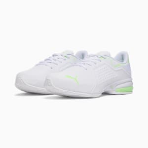 Chaussures de course à pied larges Viz Runner Repeat Homme, PUMA White-Speed Green, extralarge
