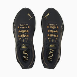 Run XX NITRO Safari Glam Women's Running Shoes, Puma Black-Desert Tan