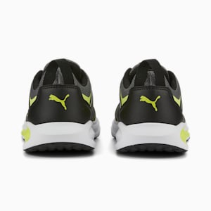 Twitch Runner Disc Sneakers Youth, CASTLEROCK-Light Lime-PUMA Black