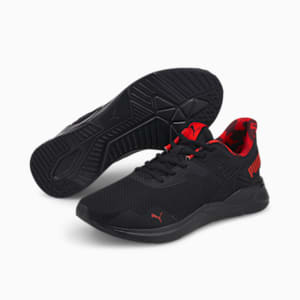 Disperse XT 2 Off-Season Men's Training Shoes, Puma Black-Burnt Red, extralarge-IND