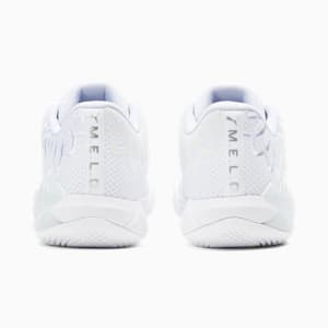 Tenis de básquetbol juvenil PUMA x LAMELO BALL MB.01 Lo, Puma White-Silver, extralarge