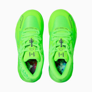 PUMA x LAMELO BALL MB.01 Lo Big Kids' Basketball Shoes, Green Gecko-CASTLEROCK, extralarge