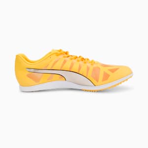 evoSPEED Distance 10 Men's Track Spikes, Sun Stream-Metallic Silver-Puma Black, extralarge