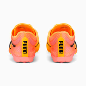 evoSPEED Distance Nitro Elite Track and Field Spikes, Sun Stream-Sunset Glow-Puma Black