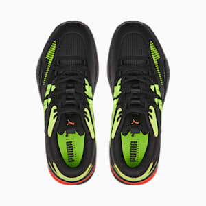 Court Rider 2.0 Glow Stick Basketball Shoes, Puma Black-Lime Squeeze