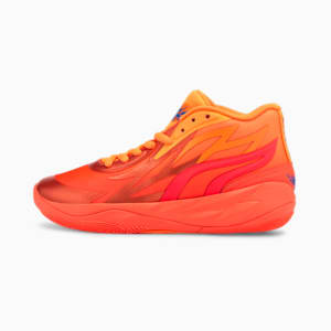 MB.02 Basketball Shoes Youth, Fiery Coral-Ultra Orange