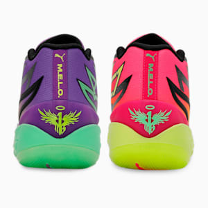 PUMA x Rick and Morty MB.02 Basketball Shoes, Safety Yellow-Elektro Green, extralarge-IND