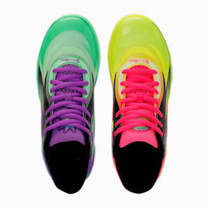 PUMA x Rick and Morty MB.02 Basketball Shoes, Safety Yellow-Elektro Green, extralarge-IND