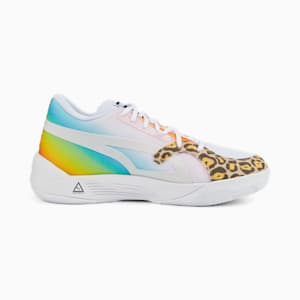TRC Blaze Court Basketball Sneakers, Elektro Aqua-Pink Lady