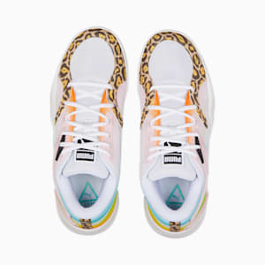 TRC Blaze Court Basketball Sneakers, Elektro Aqua-Pink Lady