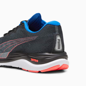 Velocity NITRO™ 2 Wide Men's Running Shoes, PUMA Black-Fire Orchid-Ultra Blue, extralarge