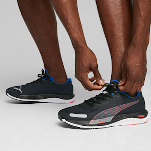 Velocity NITRO™ 2 Wide Men's Running Shoes, PUMA Black-Fire Orchid-Ultra Blue, extralarge