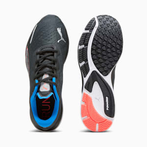 Zapatos Velocity NITRO™ 2 Wide de hombre para correr, PUMA Black-Fire Orchid-Ultra Blue, extragrande