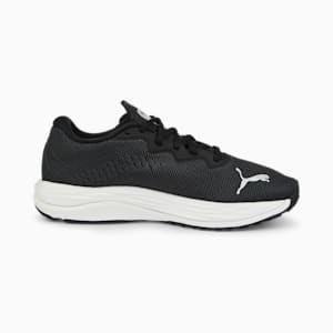 Zapatos para correr anchos Velocity NITRO 2 para mujer, Puma Black-Metallic Silver
