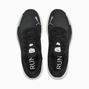 Velocity NITRO 2 Wide Women's Running Shoes, Puma Black-Metallic Silver