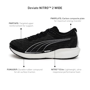 Deviate NITRO™ 2 Wide Men's Running Shoes, Puma Black, extralarge-IND