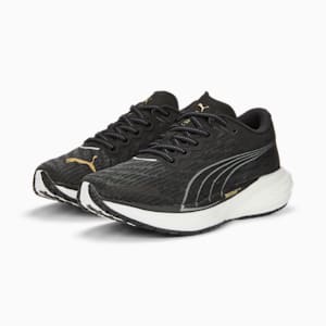 ウィメンズ ディヴィエイト ニトロ 2 ワイド ランニングシューズ, Puma Black
