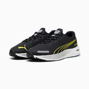 Tenis para correr para hombre Velocity NITRO 2 GORE-TEX®, PUMA Black-Malachite-Yellow Burst, extralarge