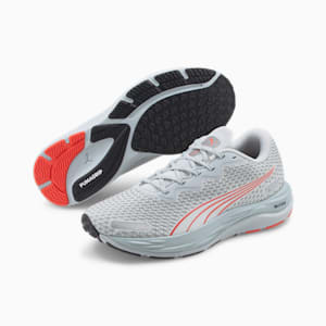 Velocity NITRO™ 2 GORE-TEX® Women's Trail Running Shoes, Platinum Gray-Salmon, extralarge-IND