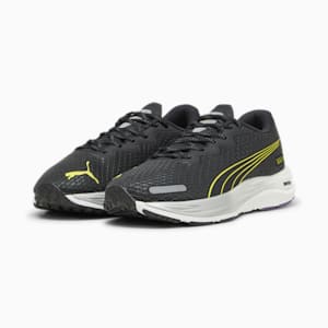 ウィメンズ ヴェロシティ ニトロ 2 GORE-TEX ランニングシューズ, PUMA Black-Purple Pop-Yellow Burst, extralarge-JPN