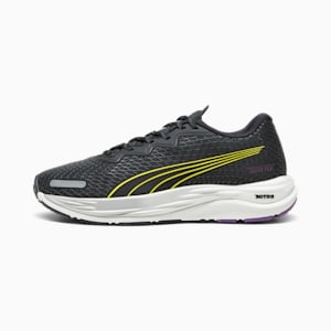 ウィメンズ ヴェロシティ ニトロ 2 ゴアテックス ランニングシューズ, PUMA Black-Purple Pop-Yellow Burst, extralarge-JPN