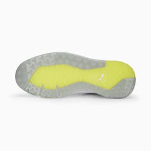 メンズ ゴルフ プロアダプト アルファキャット 2.0 ラバーソール スパイクレス シューズ, PUMA White-Flat Light Gray-Yellow Burst, extralarge-JPN