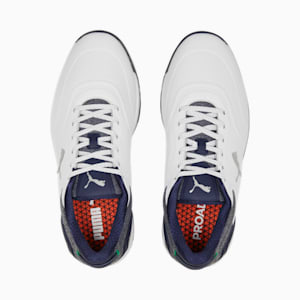 メンズ ゴルフ プロアダプト アルファキャット 2.0 ラバーソール スパイクレス シューズ, PUMA White-PUMA Navy-Vine