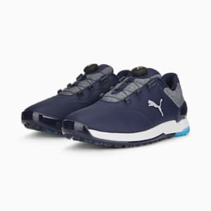 メンズ ゴルフ プロアダプト アルファキャット 2.0 ディスク スパイクレスシューズ, PUMA Navy-Speed Blue, extralarge-JPN