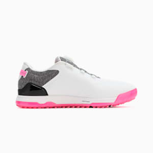 メンズ ゴルフ プロアダプト アルファキャット 2.0 ディスク スパイクレスシューズ, PUMA White-Poison Pink-Ocean Tropic, extralarge-JPN