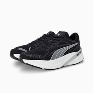 Magnify NITRO 2 Women's Running Shoes, PUMA Black-PUMA White-PUMA Silver, extralarge-IND