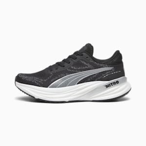 Magnify NITRO 2 Women's Running Shoes, PUMA Black-PUMA White-PUMA Silver, extralarge-IND