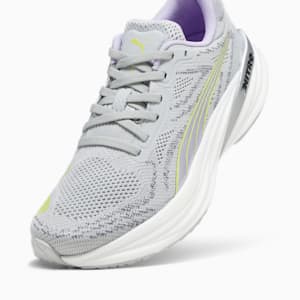 Magnify NITRO™ 2 Women's Running Shoes, Ash Gray-PUMA White-Yellow Burst-Vivid Violet, extralarge