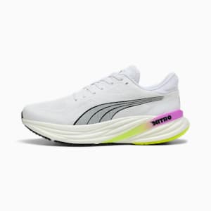 Tenis de running Mujer Magnify NITRO™ 2, PUMA White-Pure Magenta-Yellow Alert, extralarge