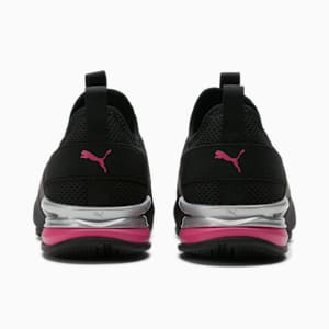 Axelion Slip-On Women's Shoes, Puma Black-Gulf Stream-BRIGHT ROSE, extralarge