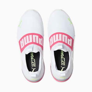 Axelion Slip-On Women's Shoes, Puma White-Sunset Pink