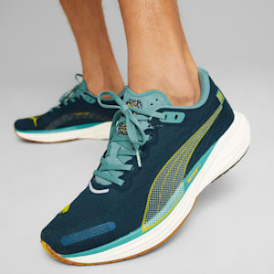 Zapatos para correr PUMA x FIRST MILE Deviate NITRO 2 para hombre, Dark Night-Adriatic