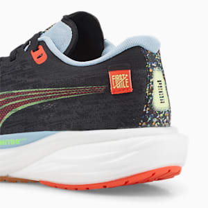 Zapatos para correr PUMA x FIRST MILE Deviate NITRO 2 para mujer, Puma Black-Fizzy Apple-Firelight