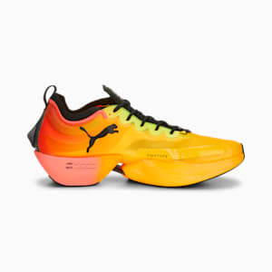 Fast-R NITRO Elite Fireglow Men's Running Shoes, Sun Stream-Sunset Glow-Puma Black