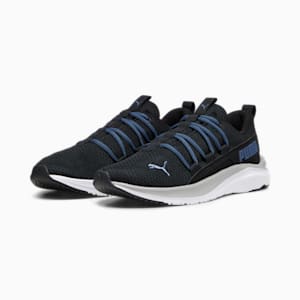 SOFTRIDE One4all Men's Walking Shoes, PUMA Black-Inky Blue-PUMA White-Concrete Gray, extralarge-IND