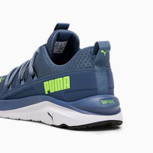 Chaussures de sport SOFTRIDE One4All, homme, Bleu encre – Vert pro – Noir PUMA – Blanc PUMA, très grand