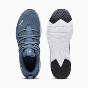 Chaussures de sport SOFTRIDE One4All, homme, Bleu encre – Vert pro – Noir PUMA – Blanc PUMA, très grand