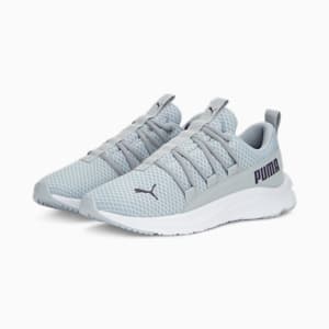 Softride One4all Women's Walking Shoes, Platinum Gray-Purple Charcoal-PUMA White